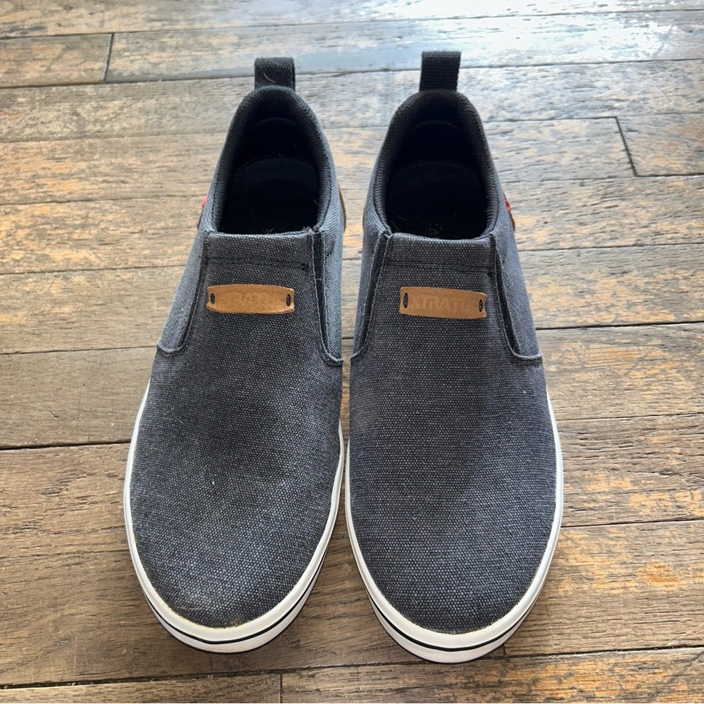 Casual Gray Slip-On Shoes